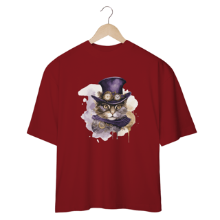 Nome do produto CAMISETA OVERSIZED, CAT FUTURISTA