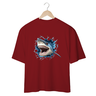 Nome do produto CAMISETA OVERSIZED, TUBARÃO