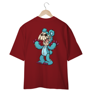 Nome do produto CAMISETA OVERSIZED COSTAS, URSINHO PYSCHO 