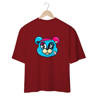 Nome do produto CAMISETA OVERSIZED, URSO NEVER GIVE UP 