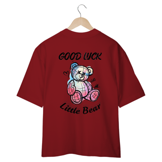 Nome do produto CAMISETA OVERSIZED COSTAS, URSINHO GOOD LUCK