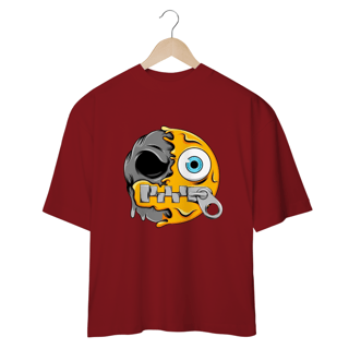 Nome do produto CAMISETA OVERSIZED, EXPRESSÃO FACE SILÊNCIO
