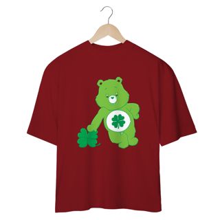Nome do produto CAMISETA OVERSIZED, URSINHO TREVO DA SORTE