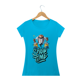 Nome do produto CAMISETA BABY LONG CLASSIC CAT, MEU MALVADO FAVORITO SHOW TIME
