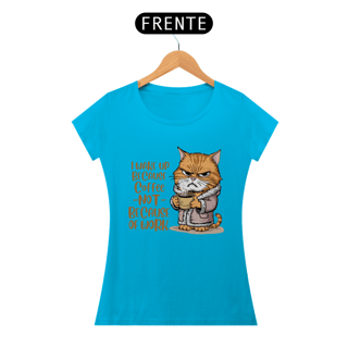Nome do produto CAMISETA BABY LONG CLASSIC, CAT COFFEE