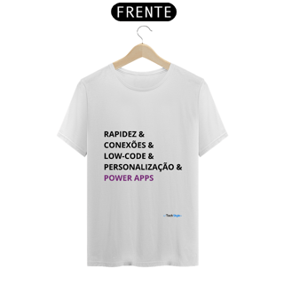 Nome do produto Camiseta Microsoft - Power Apps