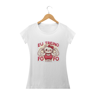 Nome do produto camisa eu treino fofo
