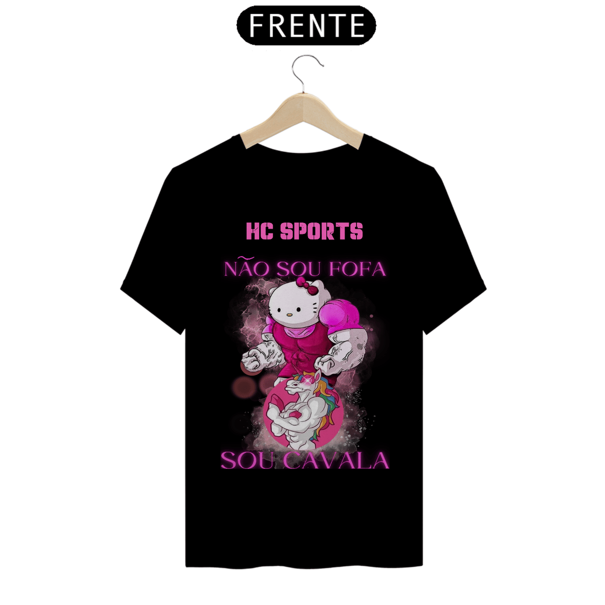 Nome do produto: HC SPORTS T-shirt Premium Não Sou Fofa