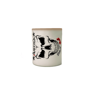 Nome do produto Caneca Mágica Astra Fight Team -  Skull Black Belt