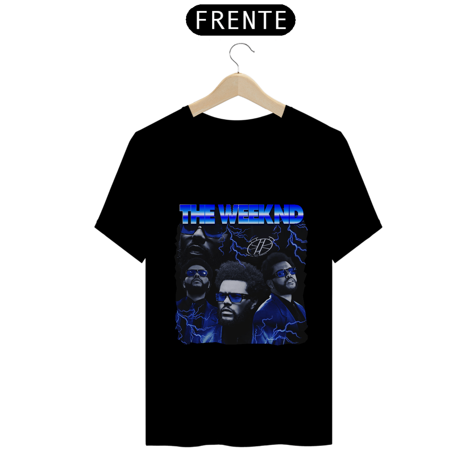 Camiseta The Weeknd Abel Tesfaye Turnê After Till Dawn FM Arte Azul