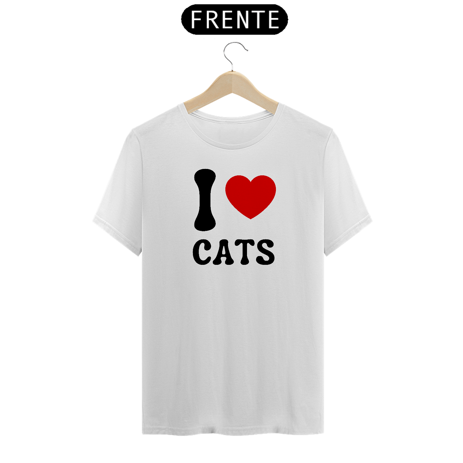 Camiseta I Love Cats