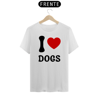 Camiseta I Love Dogs