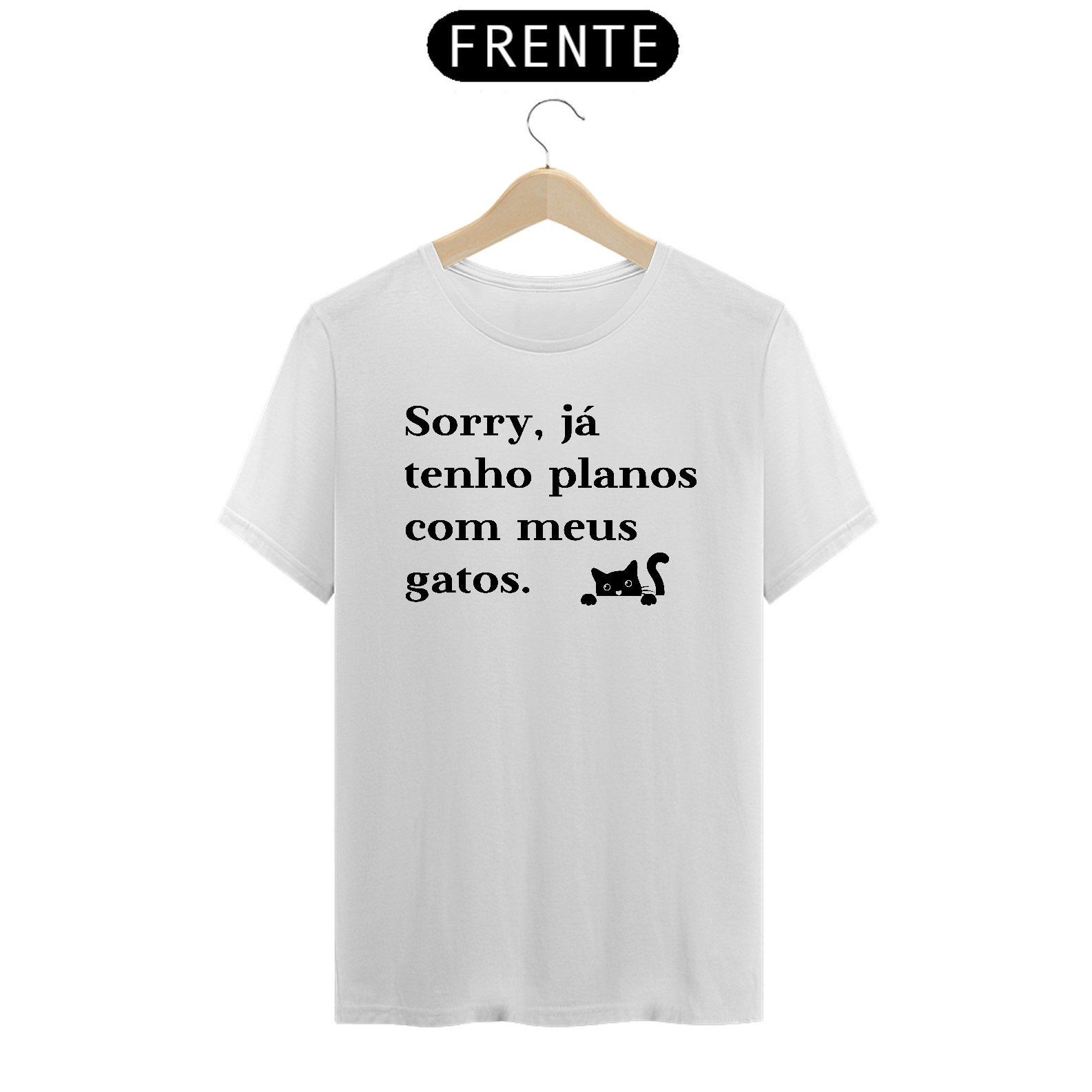 Camiseta Planos com Gatos