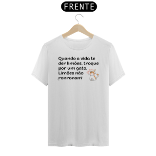 Camiseta Limões não Ronronam