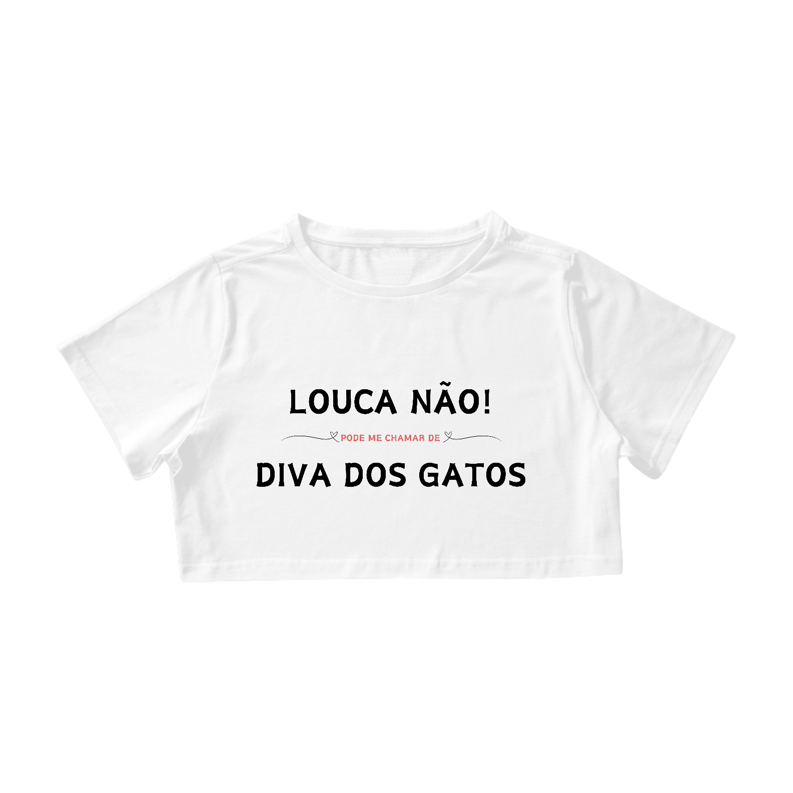 Cropped Diva dos Gatos