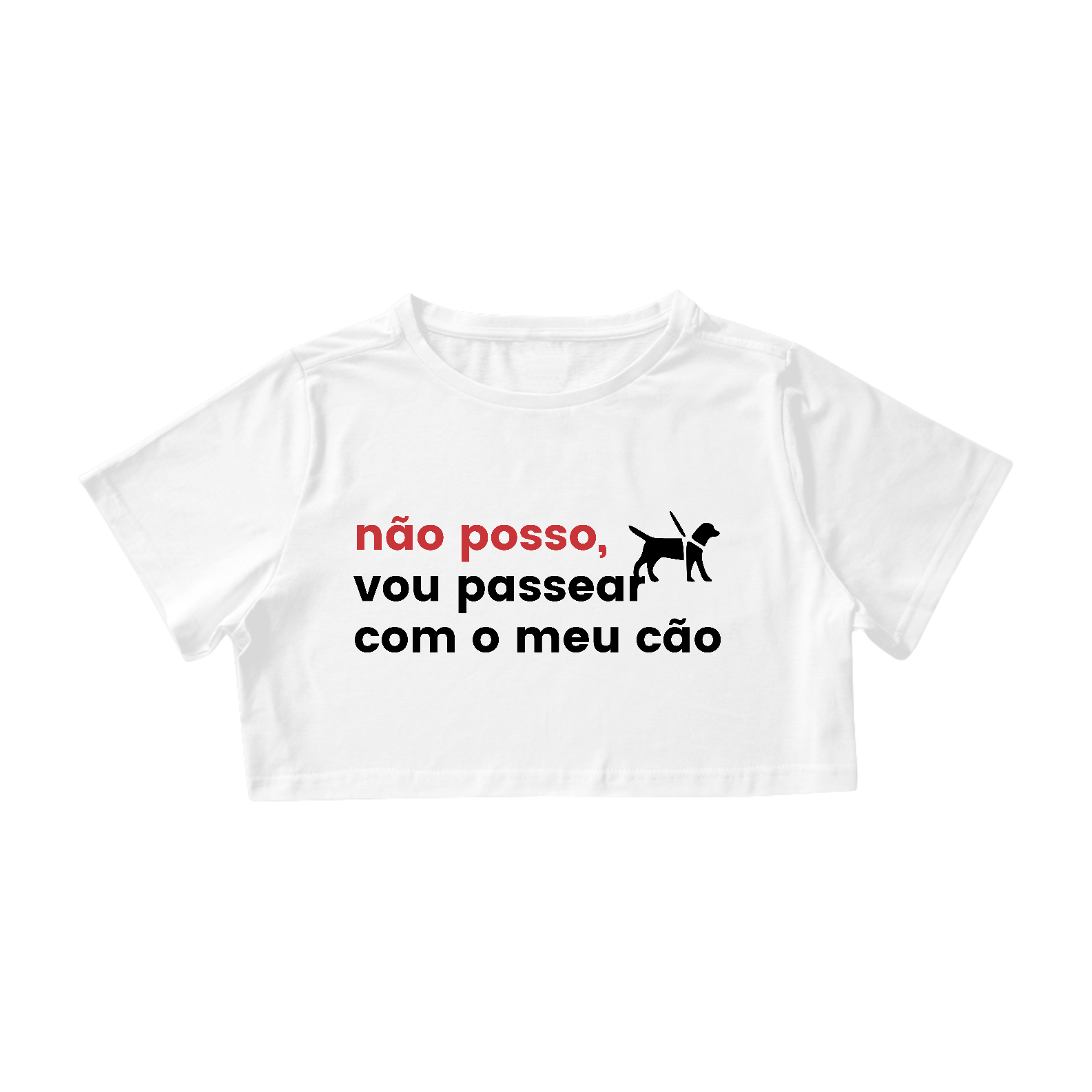 Cropped Não Posso, Vou Passear