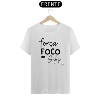 Camiseta Aspa - Força, Foco e Gatos