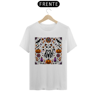 Camiseta Gato Halloween - #001