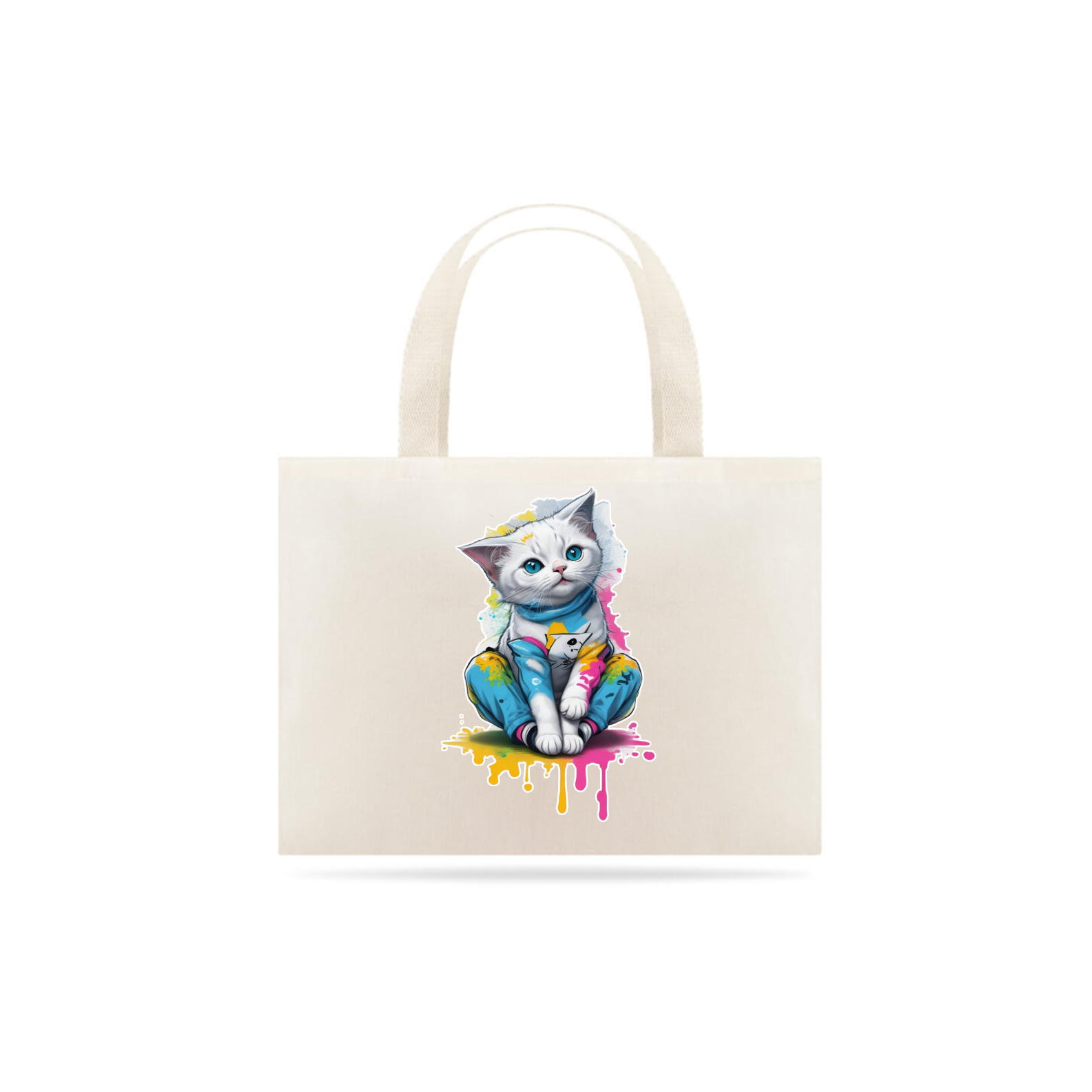 Ecobag - Gato Branco - #005