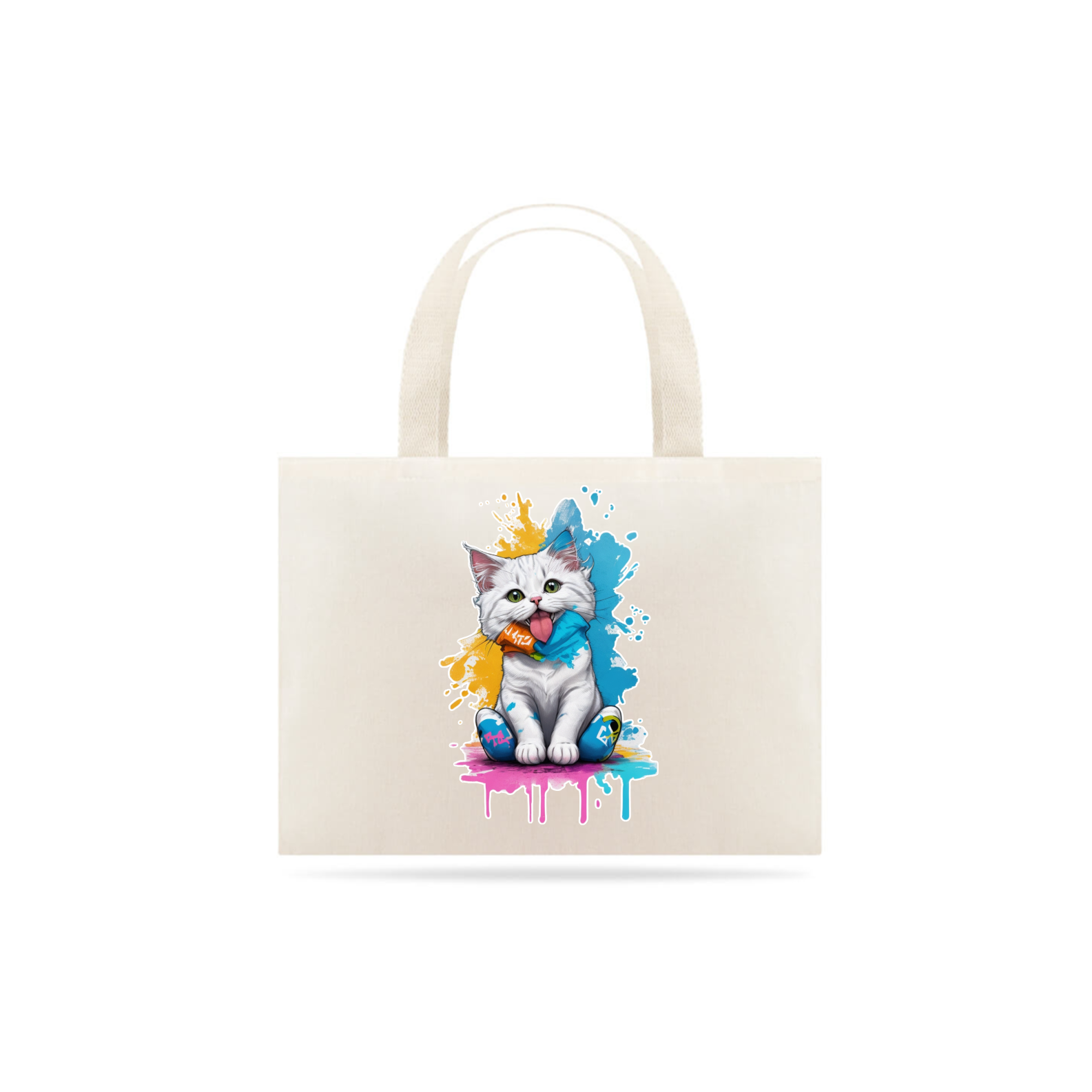 Ecobag - Gato Branco - #006