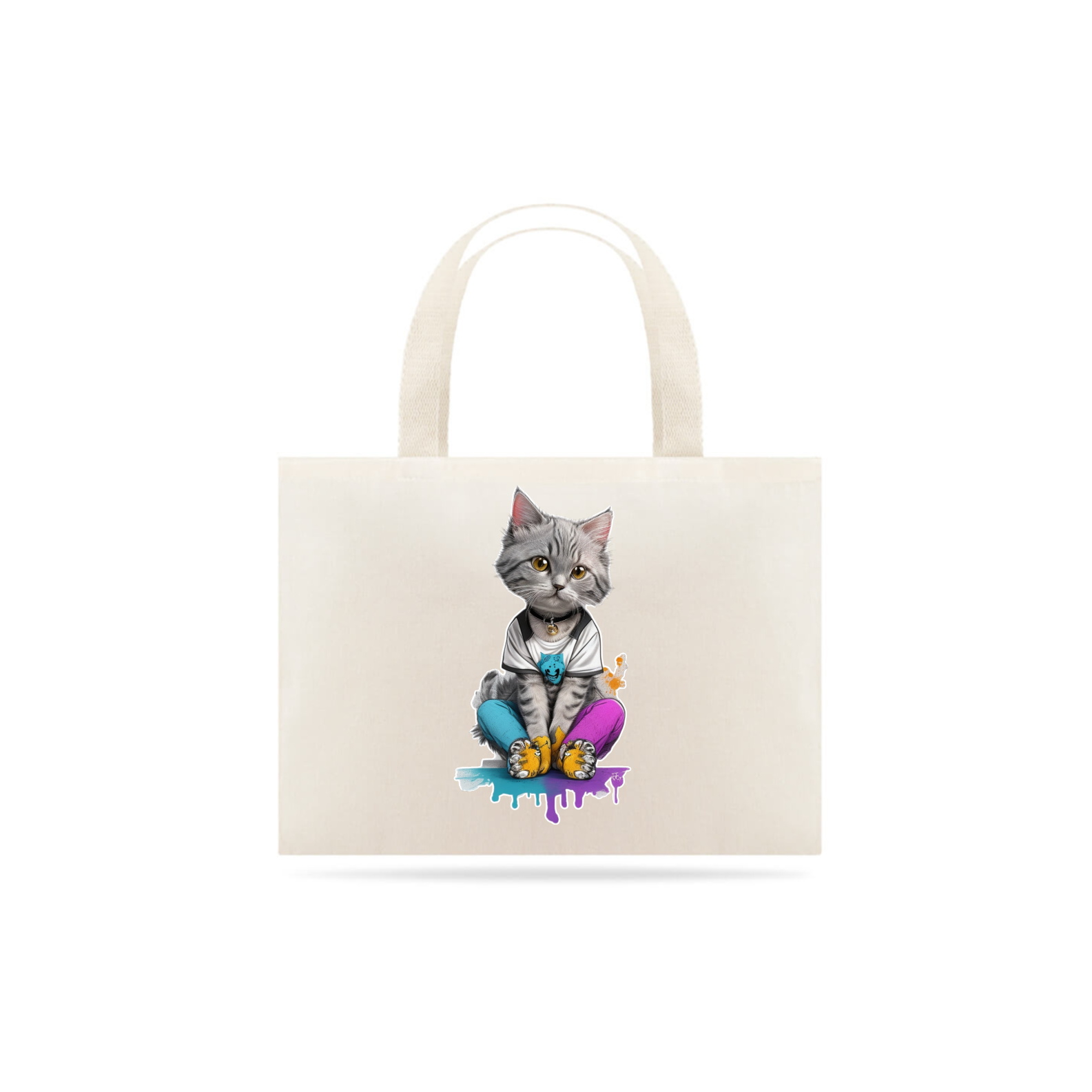 Ecobag - Gato Cinza - #005