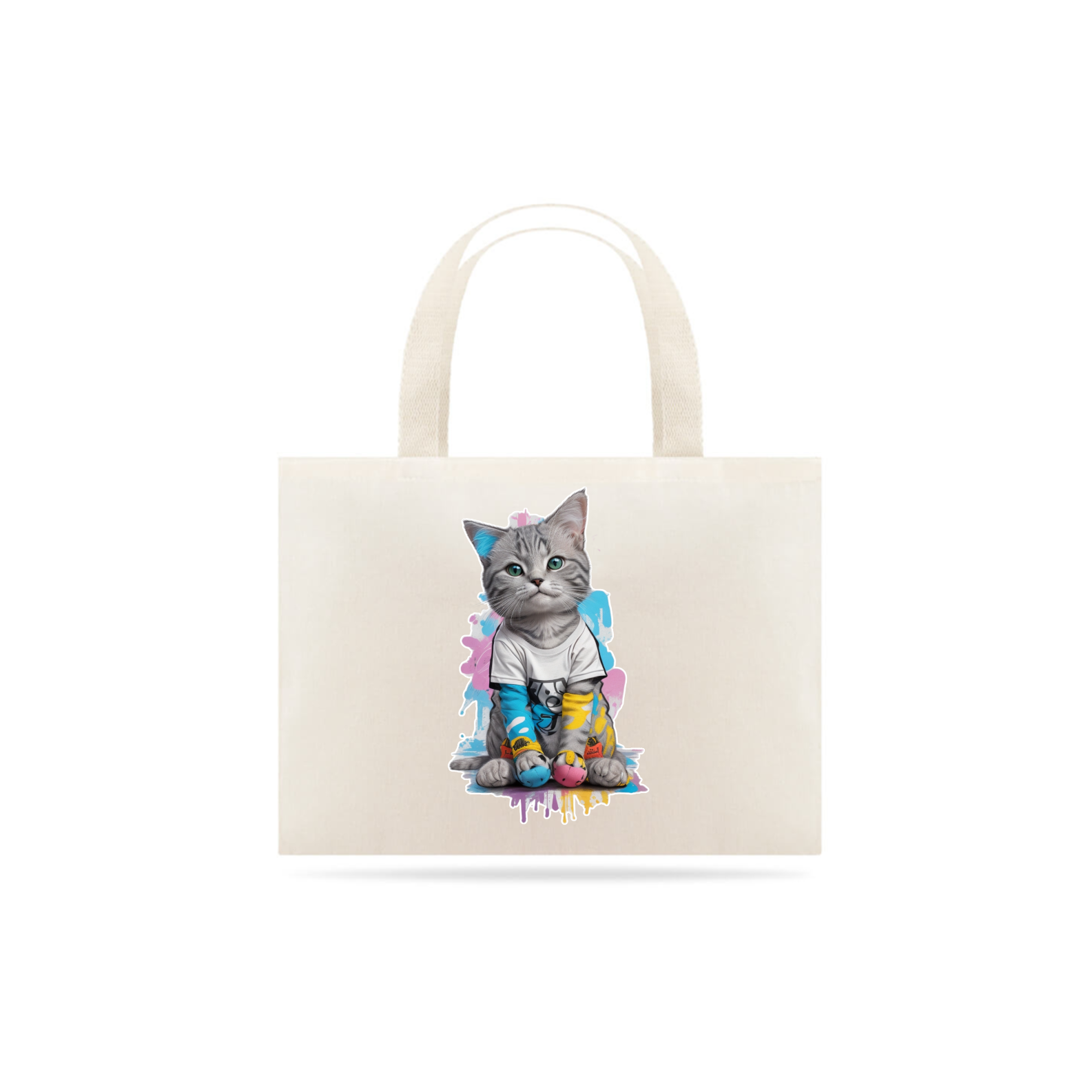 Ecobag - Gato Cinza - #006