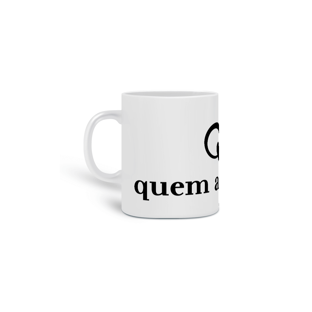 Caneca Quem Ama Adota