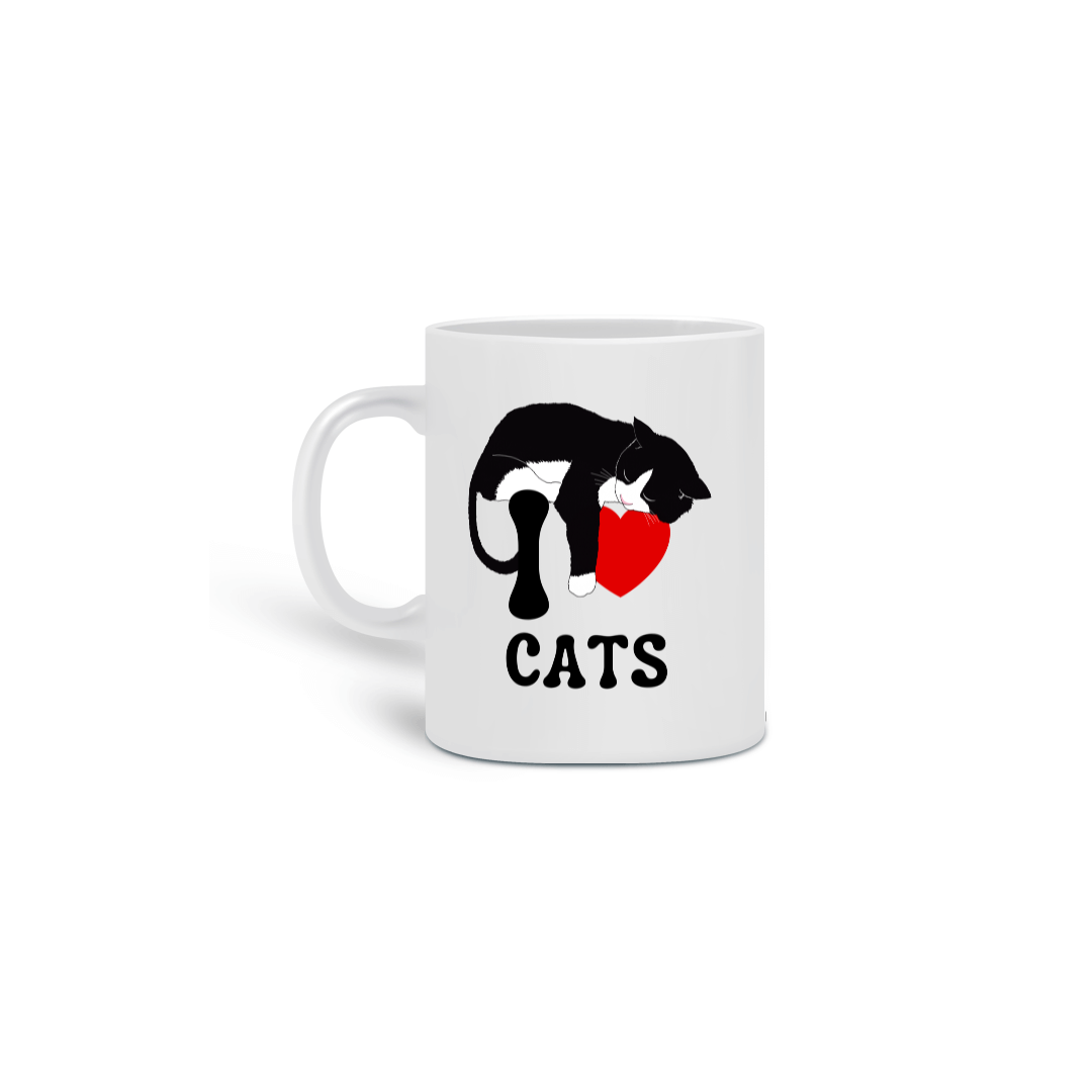 Caneca I Love Cats