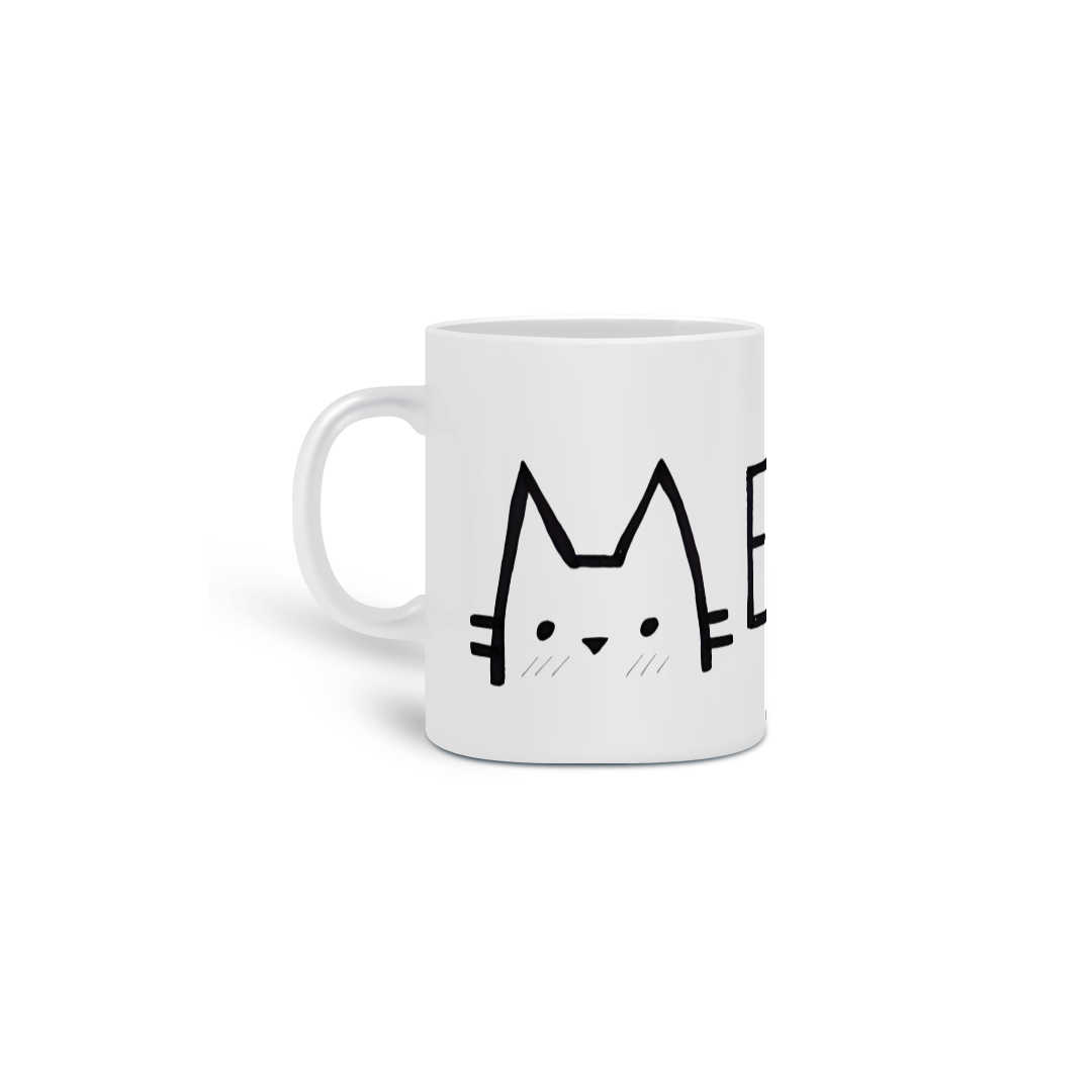 Caneca Gato Meow