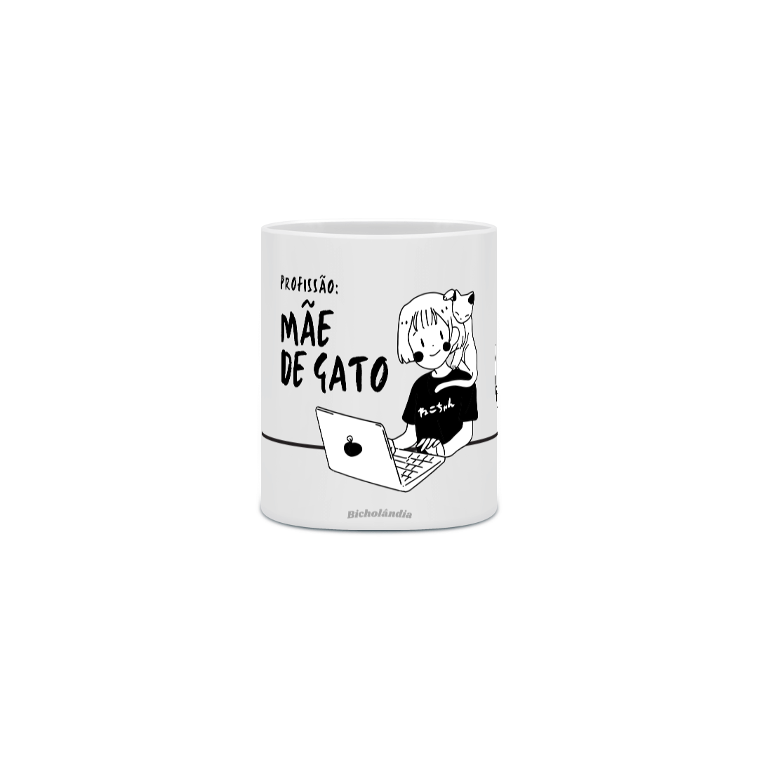 Caneca Profissão Mãe de Gato