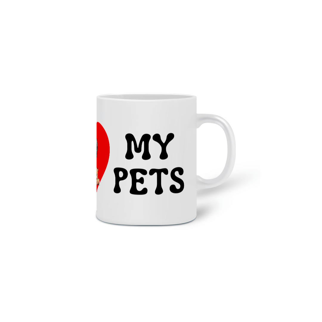 Caneca I Love My Pets