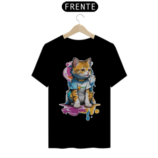 Camiseta Gato Amarelo - #005