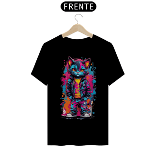 Camiseta Gato Preto - #003