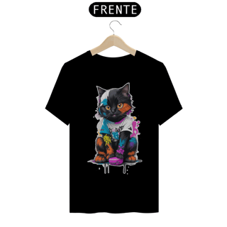 Camiseta Gato Preto - #005