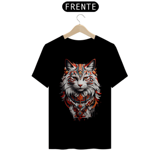 Camiseta Gato Branco - #009