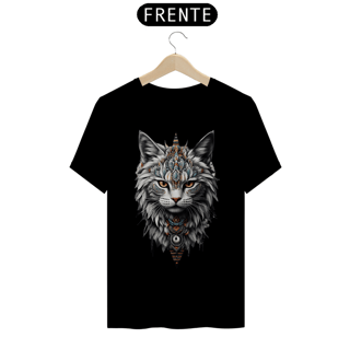 Camiseta Gato Cinza - #009