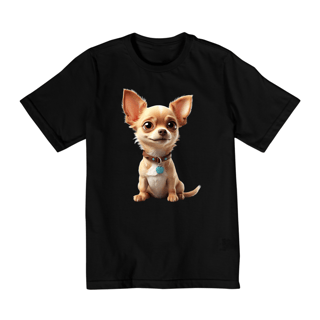 Camiseta Infantil (2 A 8) - Chihuahua #002