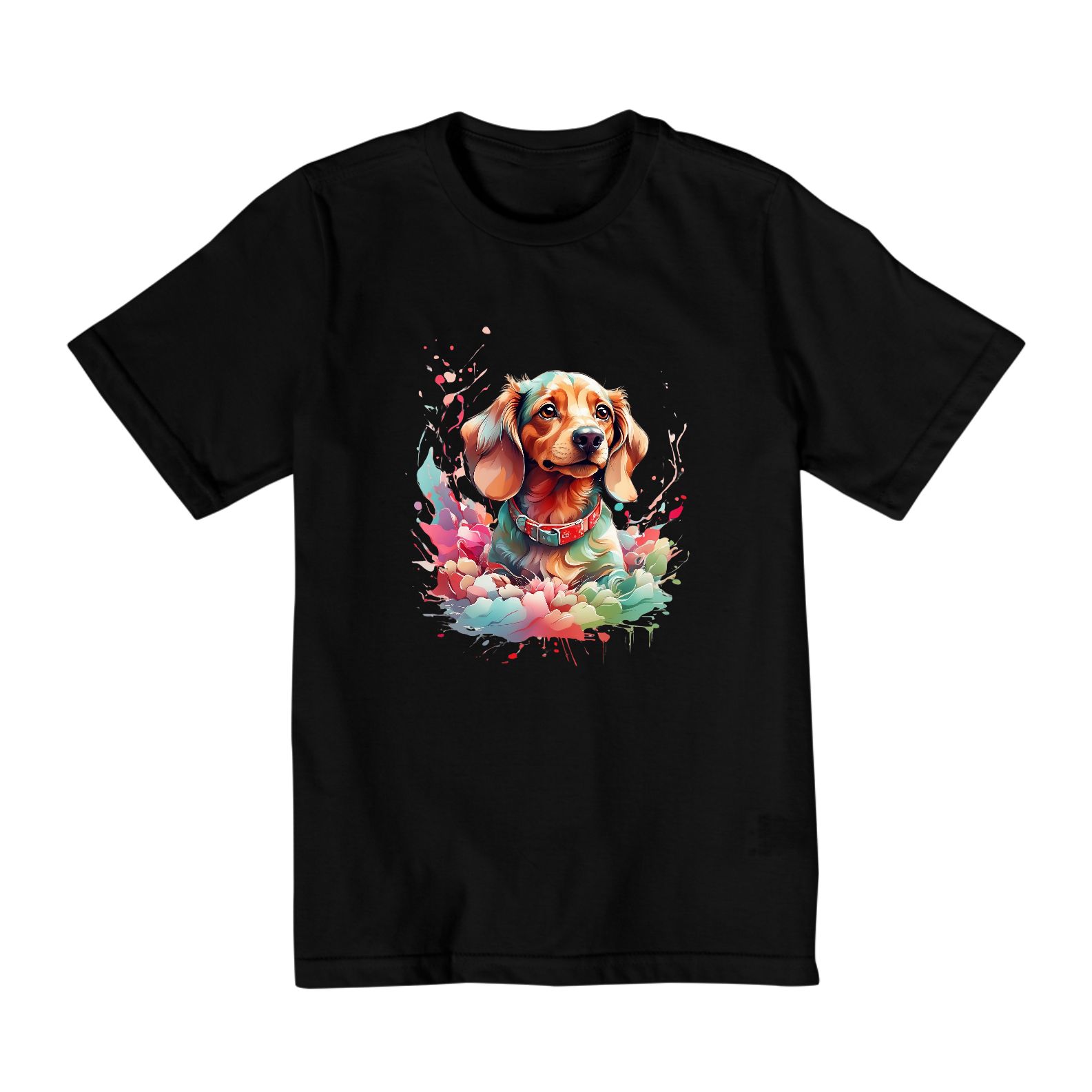 Camiseta Infantil (2 A 8) - Dachshund #001