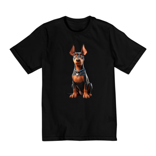 Camiseta Infantil (2 A 8) - Dobermann #002