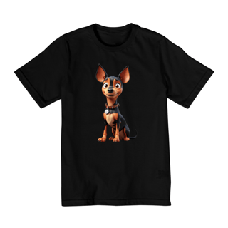 Camiseta Infantil (2 A 8) - Pinscher #002