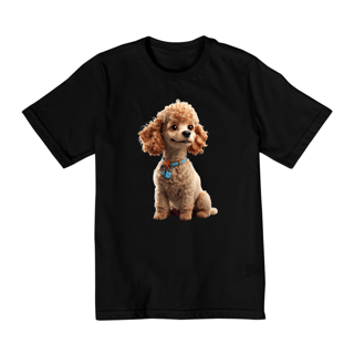 Camiseta Infantil (2 A 8) - Poodle #002