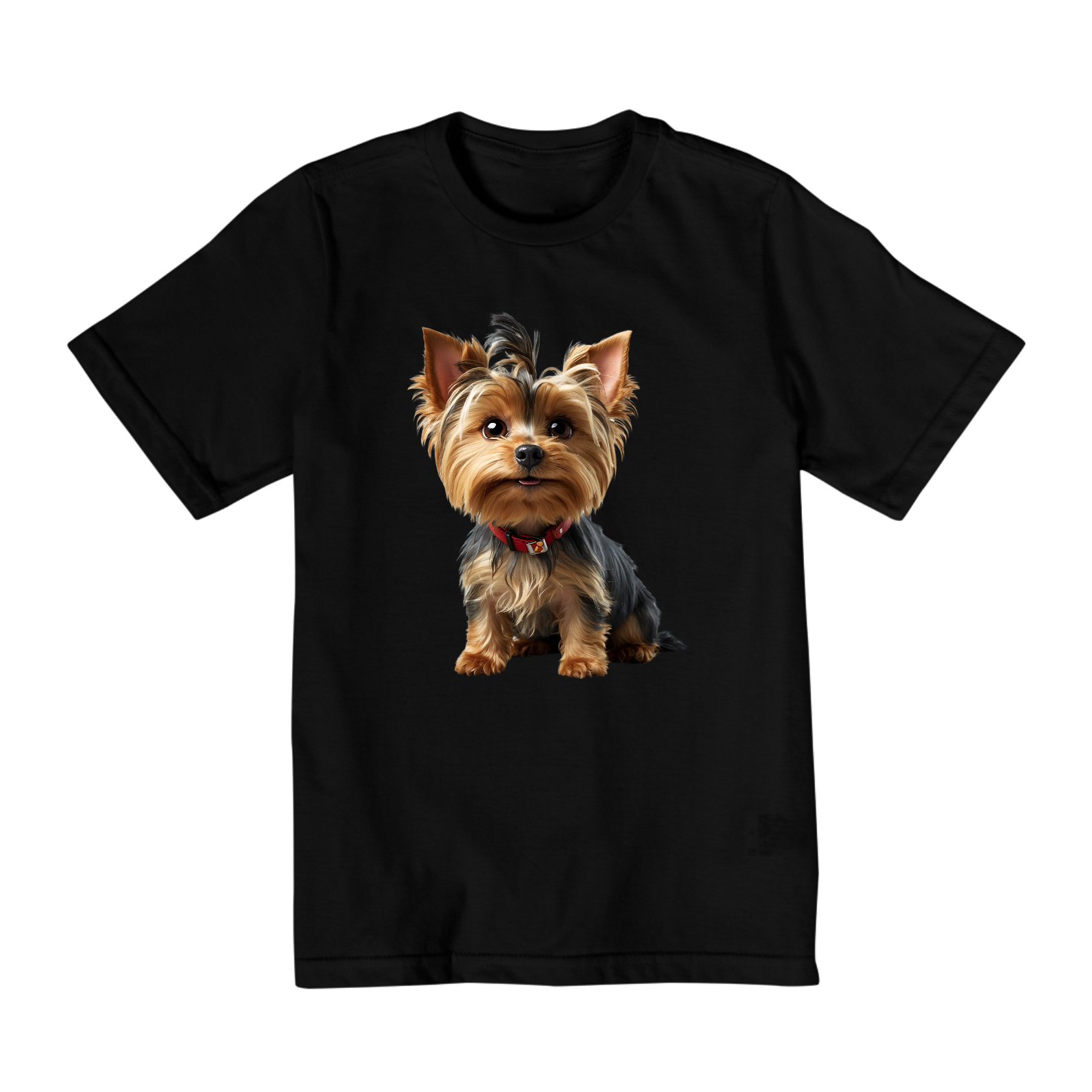 Camiseta Infantil (2 A 8) - Yorkshire Terrier #002