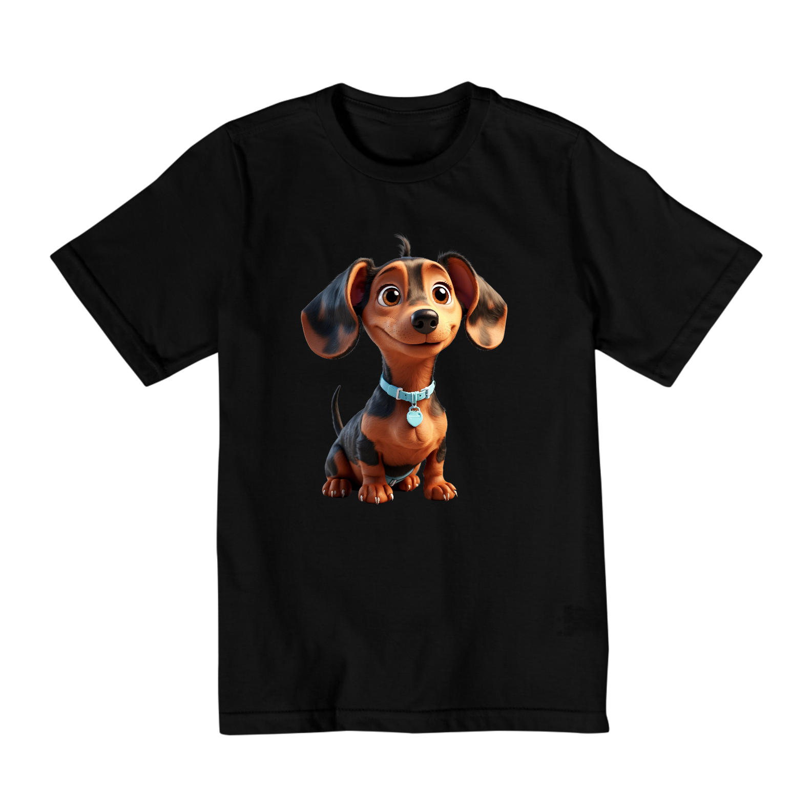 Camiseta Infantil (10 A 14) - Dachshund #002