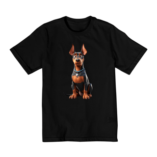 Camiseta Infantil (10 A 14) - Dobermann #002