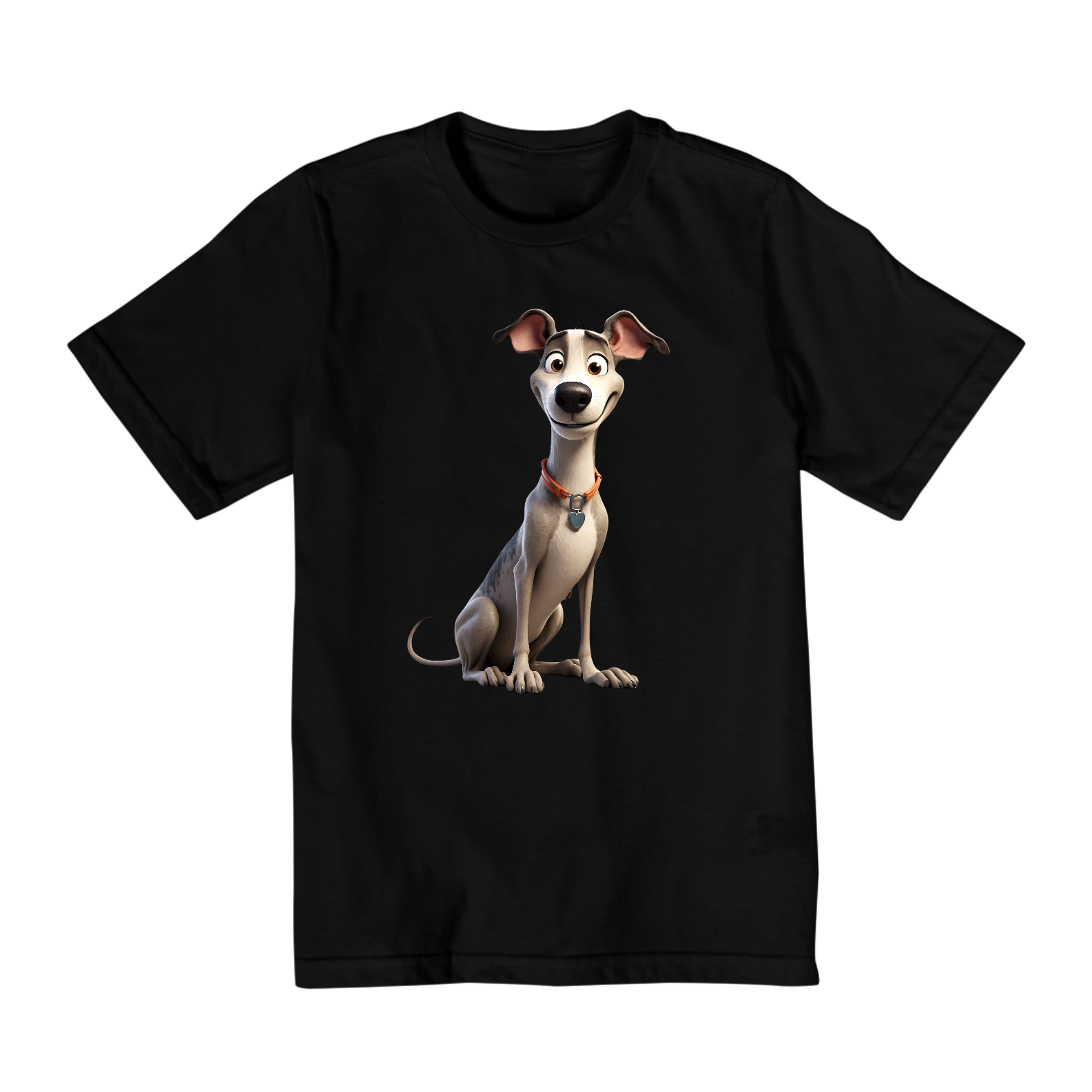 Camiseta Infantil (10 A 14) - Galgo Inglês #002