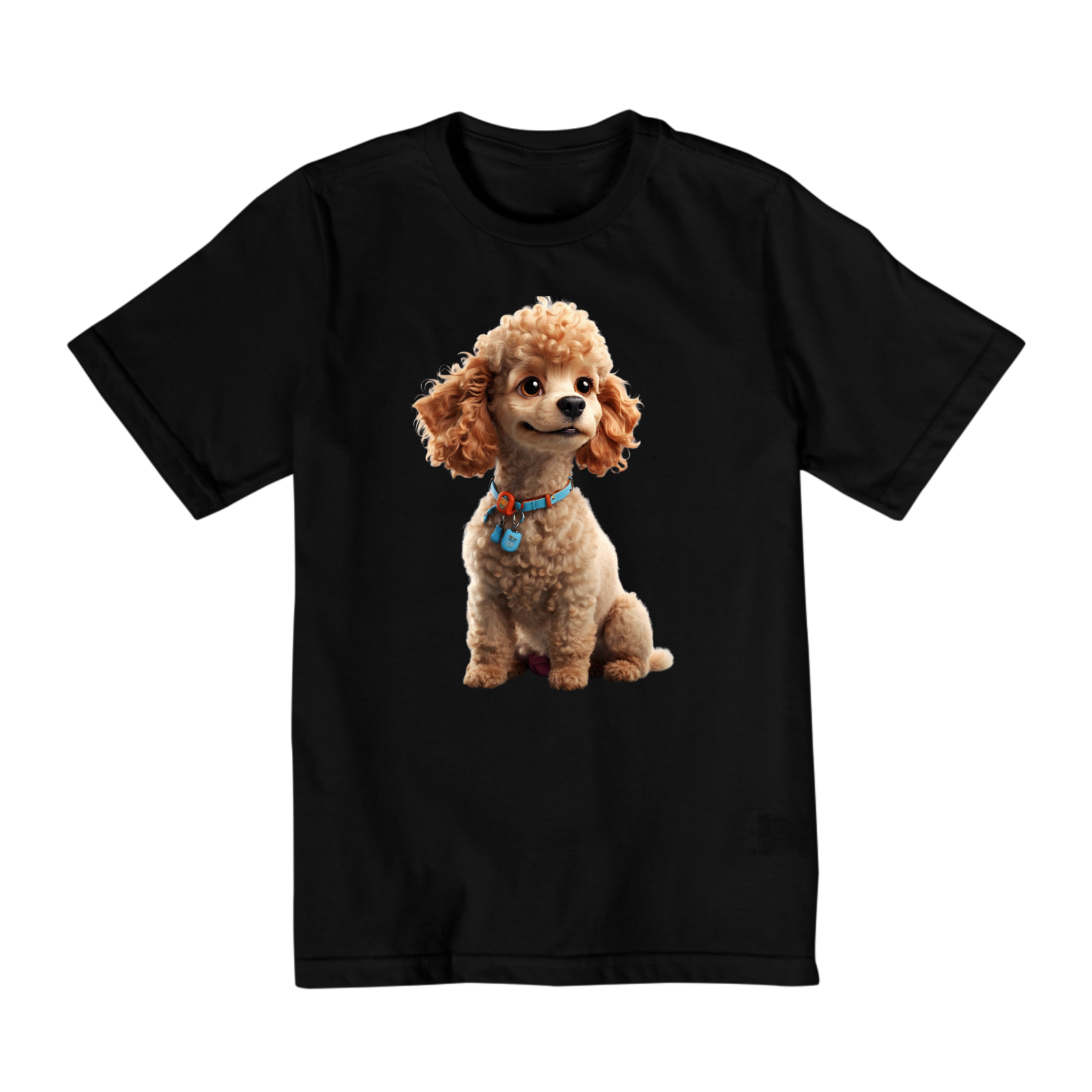 Camiseta Infantil (10 A 14) - Poodle #002