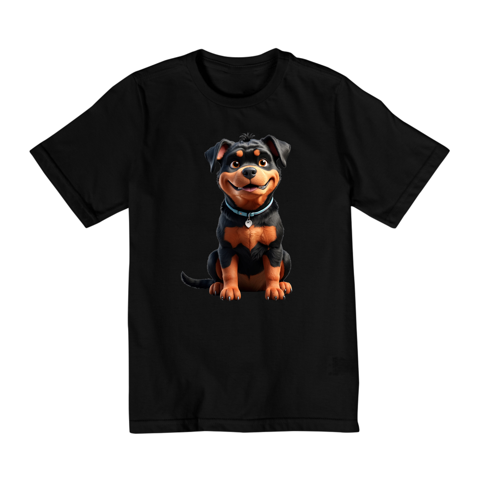 Camiseta Infantil (10 A 14) - Rottweiler #002