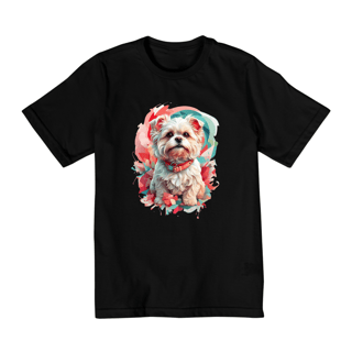 Camiseta nfantil (10 A 14) - Shih-tzu #001