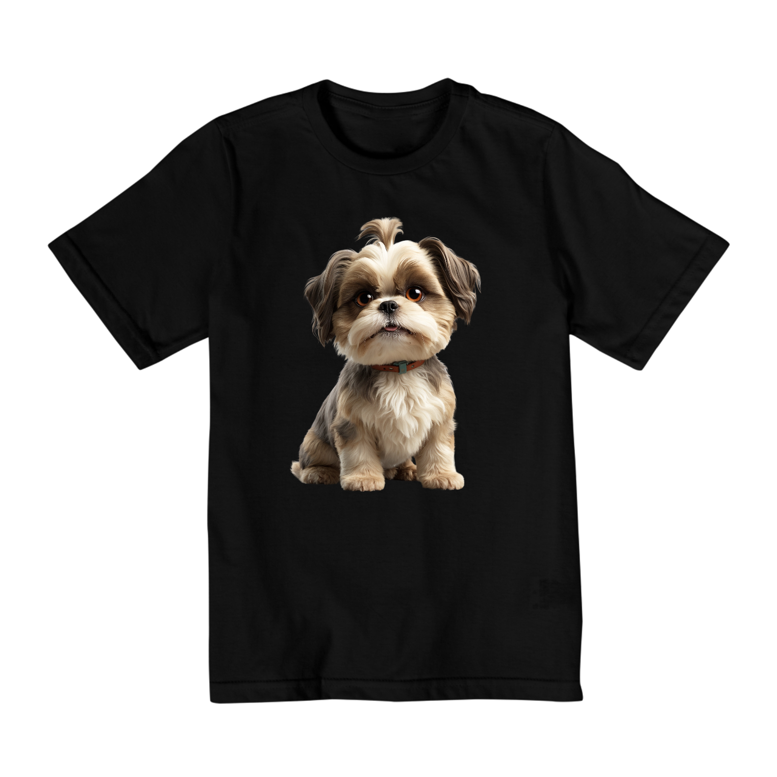 Camiseta Infantil (10 A 14) - Shih-tzu #002