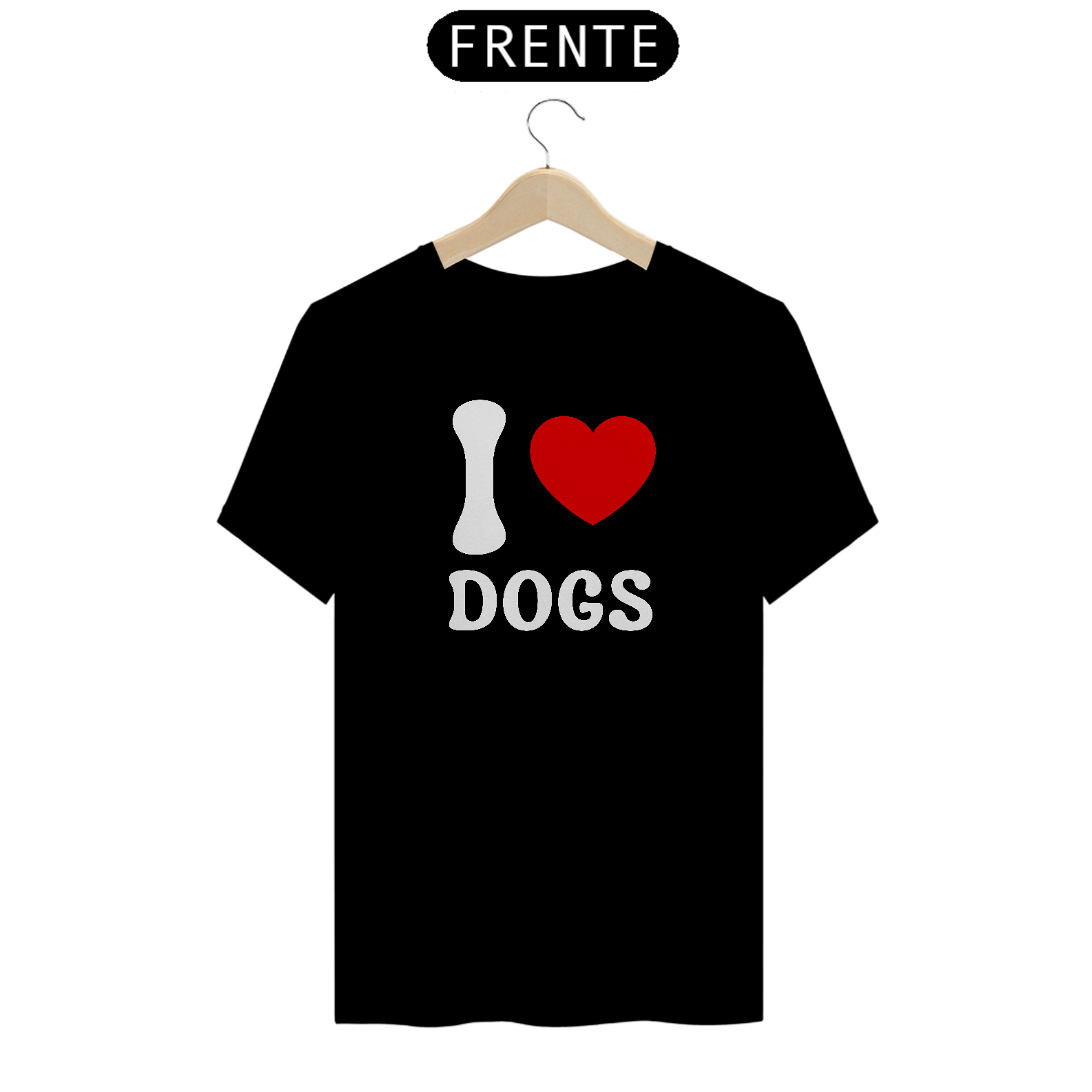 Camiseta I Love Dogs